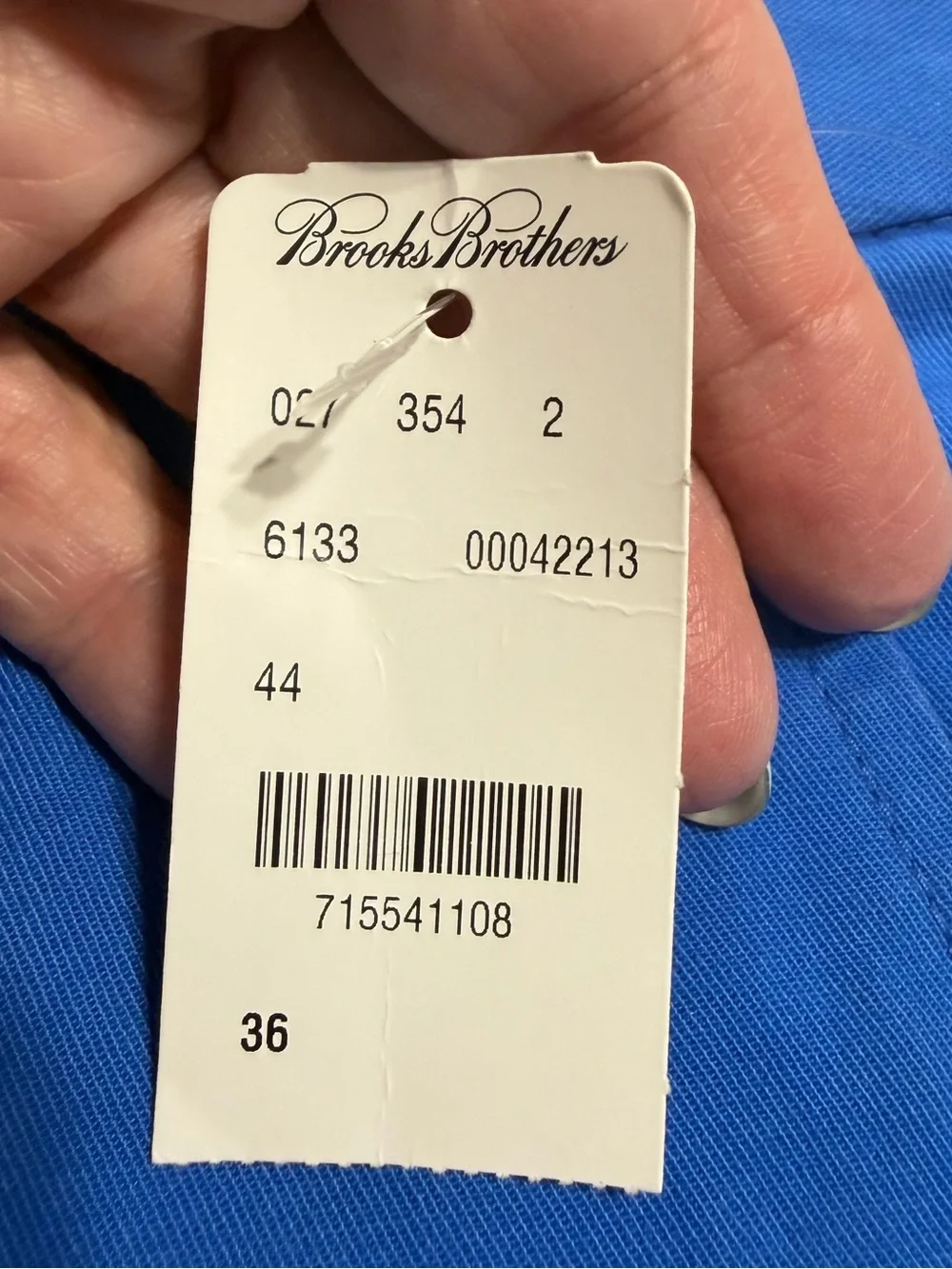 Brooks Brothers new tags